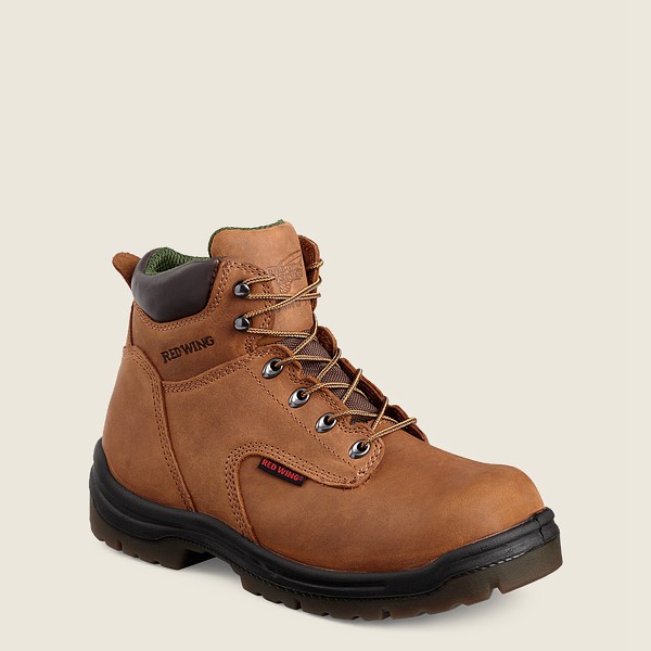 Red Wing Mens King Toe® - 6-inch Toe - Safety Boots Brown - 3401DFNTM